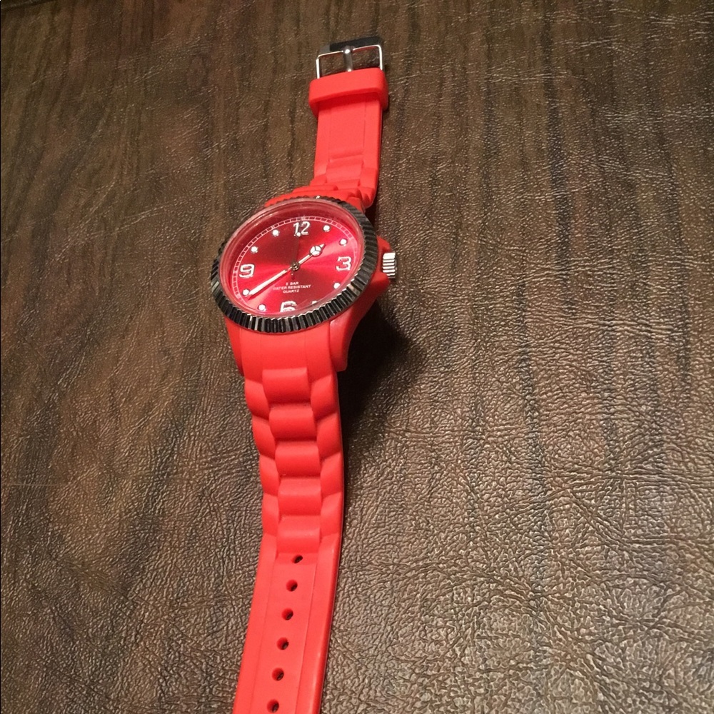 R. Schmidtmeister 5 Bar Quartz Red watch DIN8310 - Picture 4 of 7